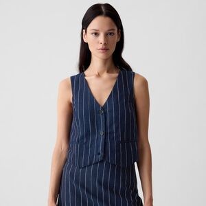 NWT Gap Pinstripe Vest